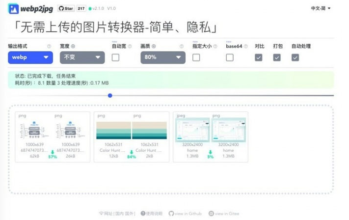 webp2_jpg网页免费在线图片格式转换器源码/本地转换(在线webp格式转换成gif)