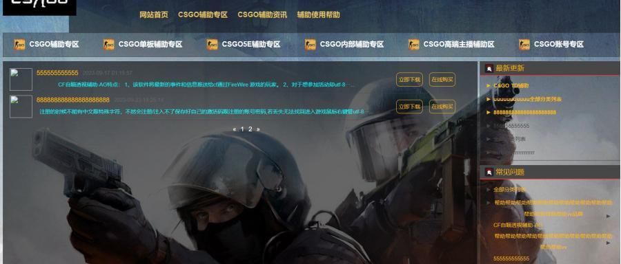 CSGO辅助源码网 逆战辅助 枪神纪辅助 游戏辅助网站源码