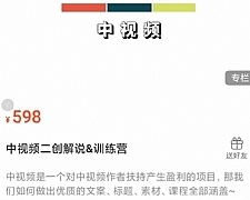 中视频二创解说训练营：从0到精通文案+标题+素材、月入5000到5W