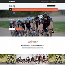 户外骑行俱乐网页模板 自行车门户静态html网站模板