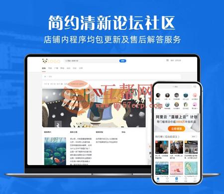 dz内核php源码清新简约纯论坛整站程序带数据轻简通用互动社区带手机